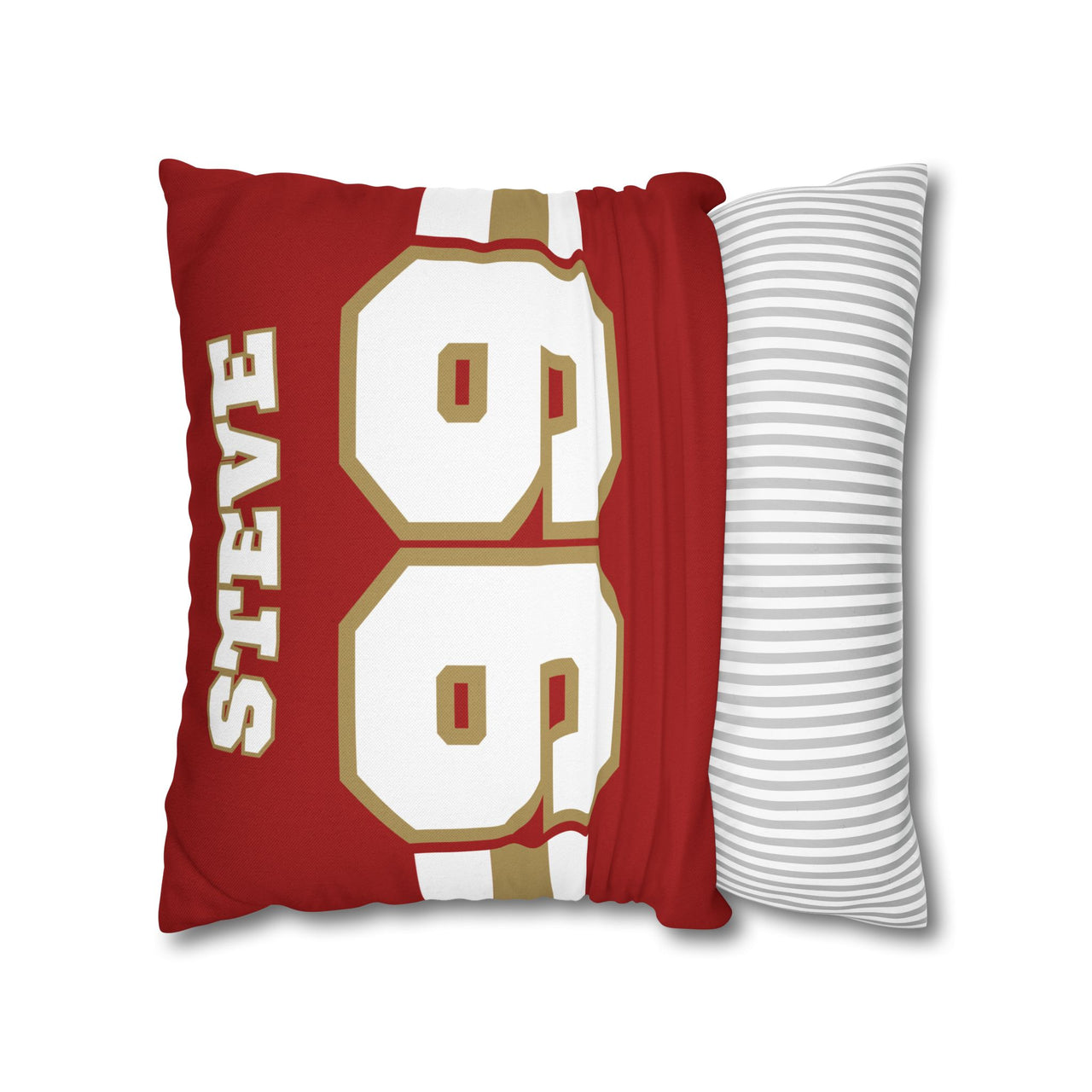 San Francisco Custom Square Pillowcase, Football Themed Throw Pillow Covers, Sizes 16x16 | 18x18 | 20x20, Custom Name & Number