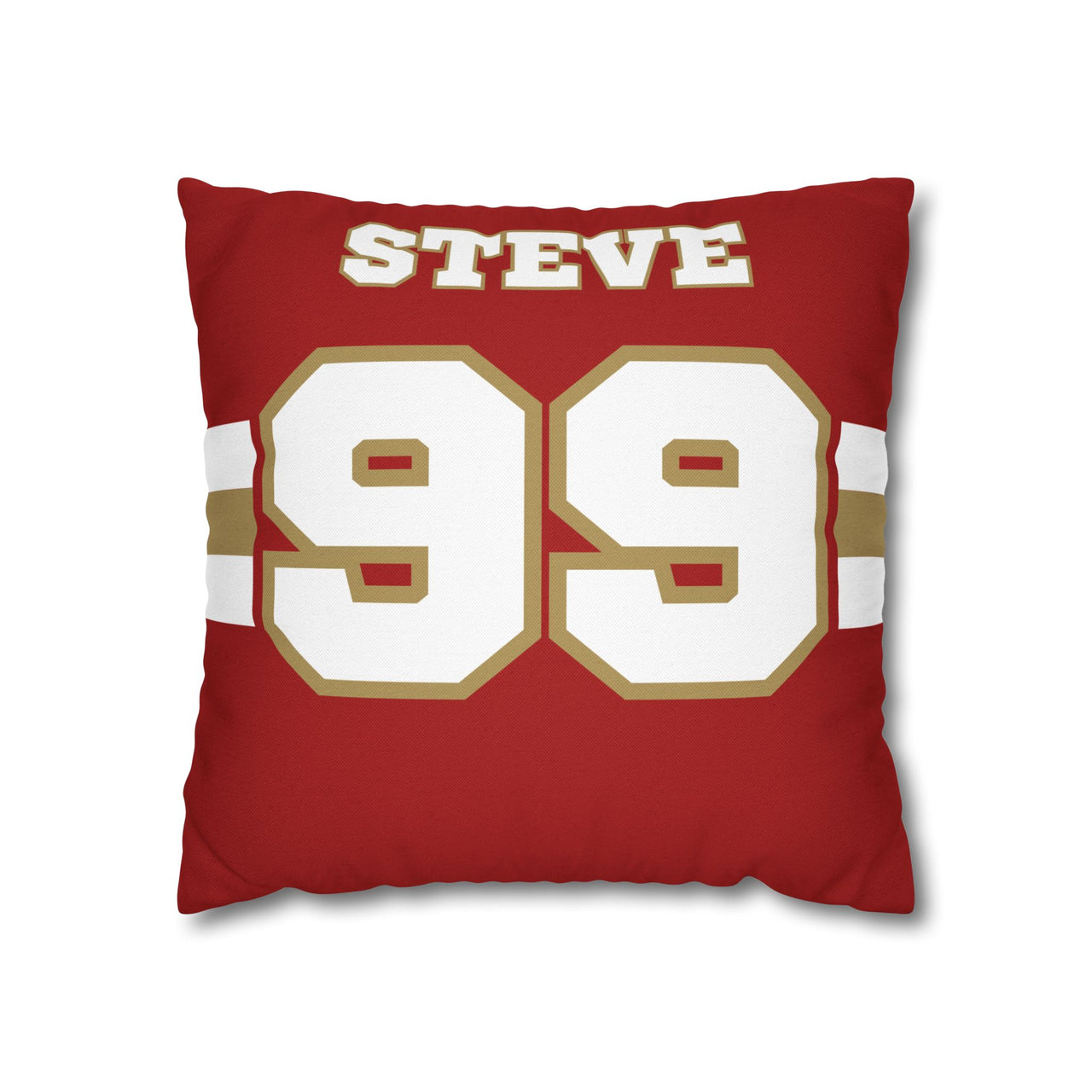 San Francisco Custom Square Pillowcase, Football Themed Throw Pillow Covers, Sizes 16x16 | 18x18 | 20x20, Custom Name & Number