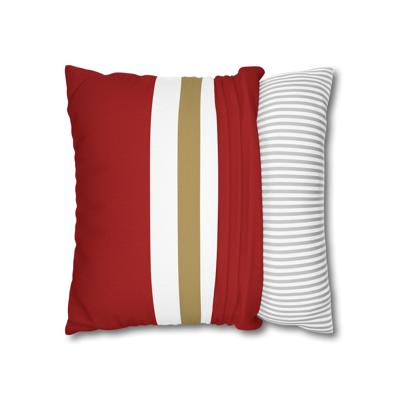 San Francisco Custom Square Pillowcase, Football Themed Throw Pillow Covers, Sizes 16x16 | 18x18 | 20x20, Custom Name & Number