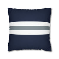 Thumbnail for Dallas Custom Square Pillowcase, Football Themed Throw Pillow Covers, Sizes 16x16 | 18x18 | 20x20, Custom Name & Number