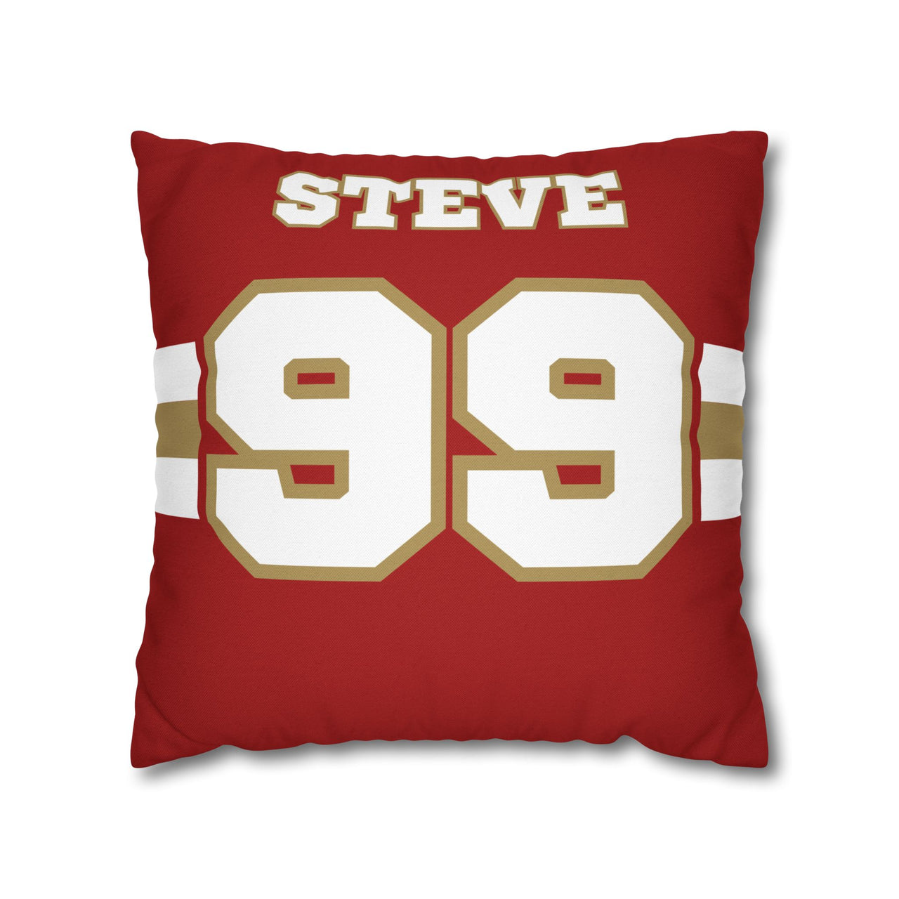 San Francisco Custom Square Pillowcase, Football Themed Throw Pillow Covers, Sizes 16x16 | 18x18 | 20x20, Custom Name & Number