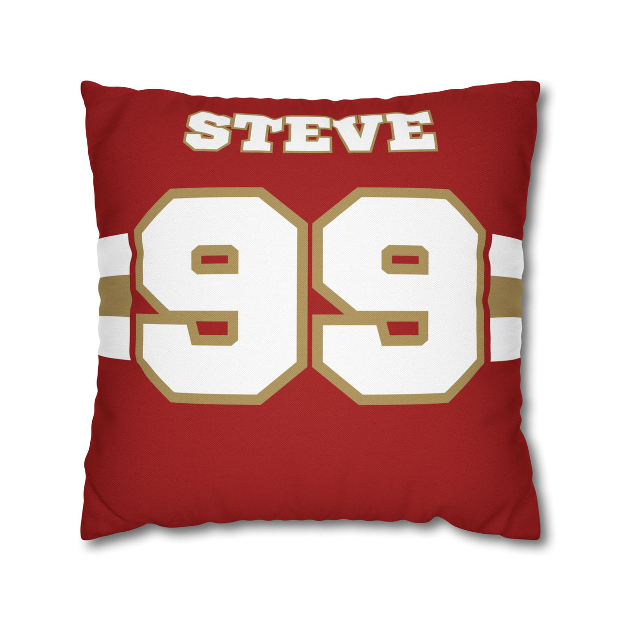 San Francisco Custom Square Pillowcase, Football Themed Throw Pillow Covers, Sizes 16x16 | 18x18 | 20x20, Custom Name & Number