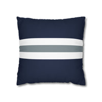 Thumbnail for Dallas Custom Square Pillowcase, Football Themed Throw Pillow Covers, Sizes 16x16 | 18x18 | 20x20, Custom Name & Number