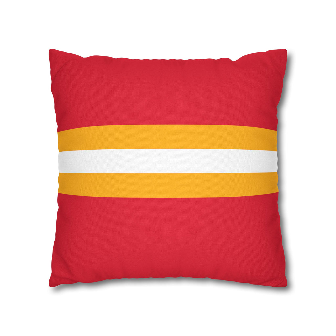 Kansas City Custom Square Pillowcase, Football Themed Throw Pillow Covers, Sizes 16x16 | 18x18 | 20x20, Customize Name & Number