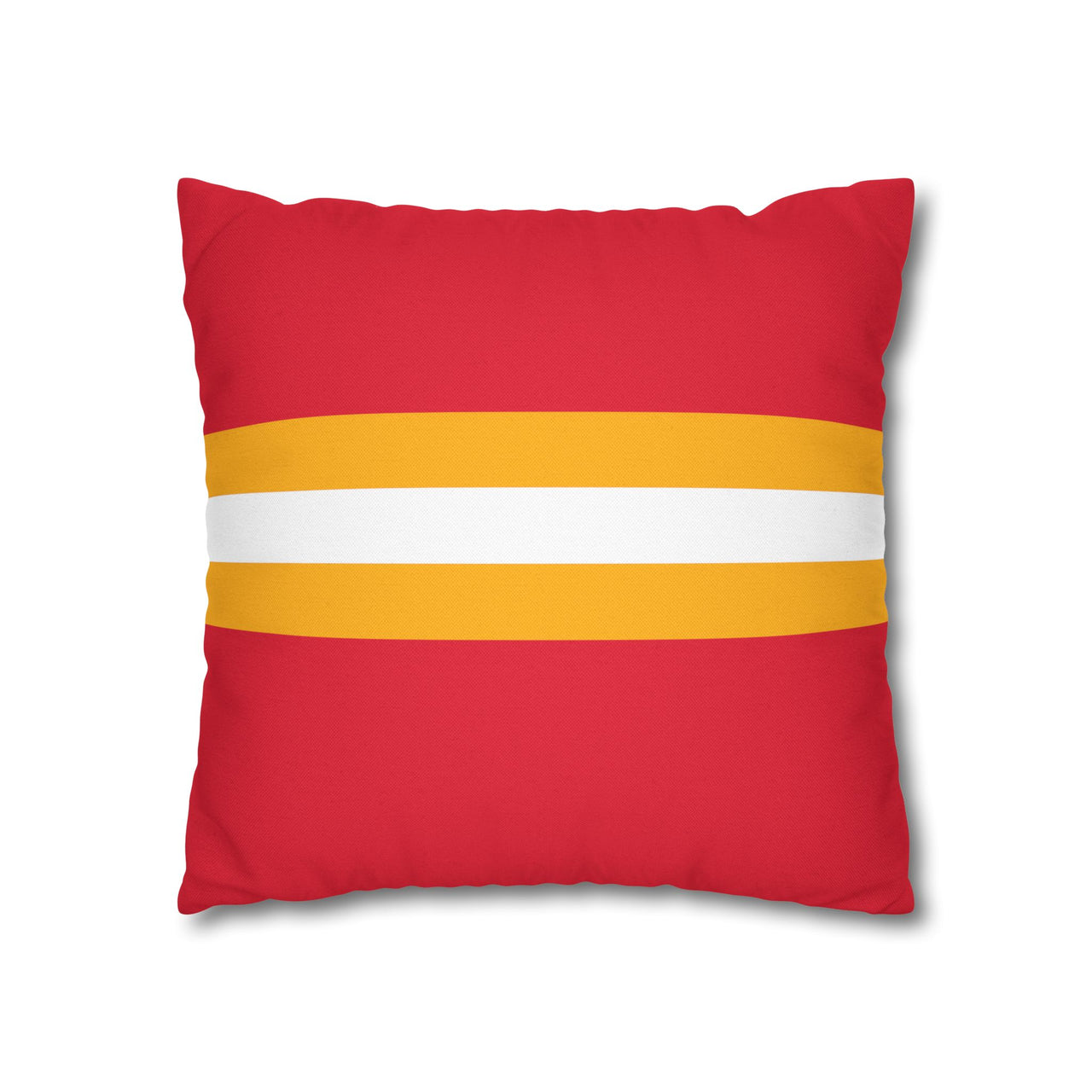 Kansas City Custom Square Pillowcase, Football Themed Throw Pillow Covers, Sizes 16x16 | 18x18 | 20x20, Customize Name & Number