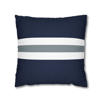 Thumbnail for Dallas Custom Square Pillowcase, Football Themed Throw Pillow Covers, Sizes 16x16 | 18x18 | 20x20, Custom Name & Number