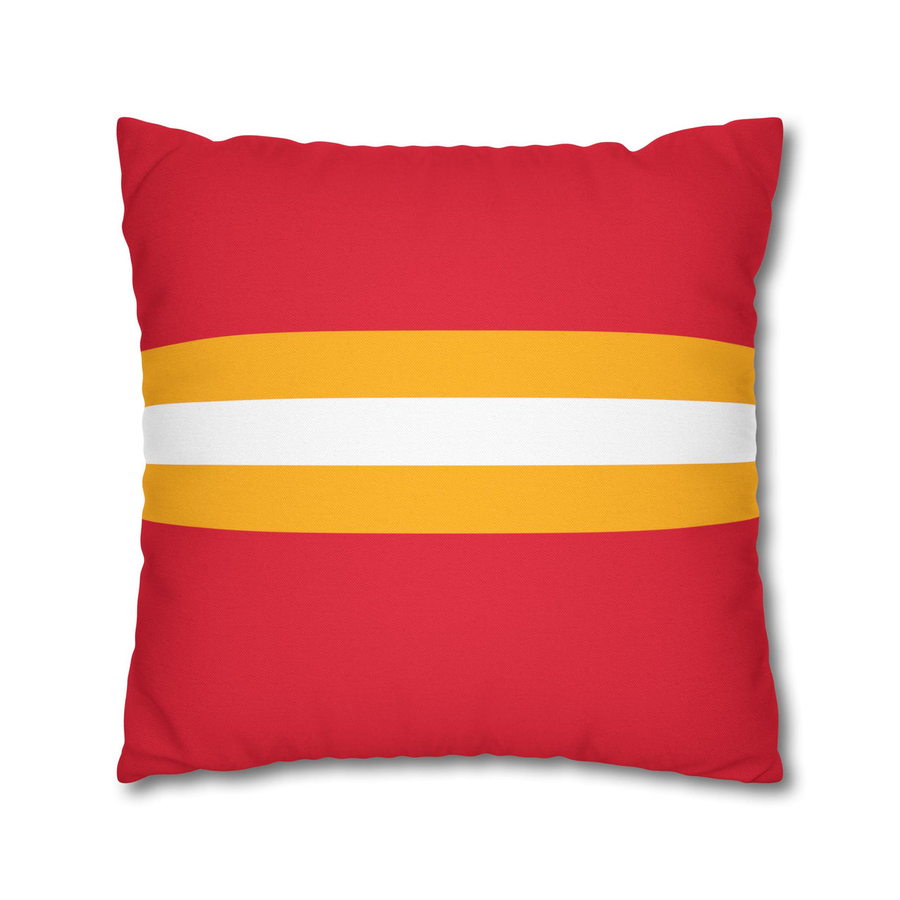 Kansas City Custom Square Pillowcase, Football Themed Throw Pillow Covers, Sizes 16x16 | 18x18 | 20x20, Customize Name & Number