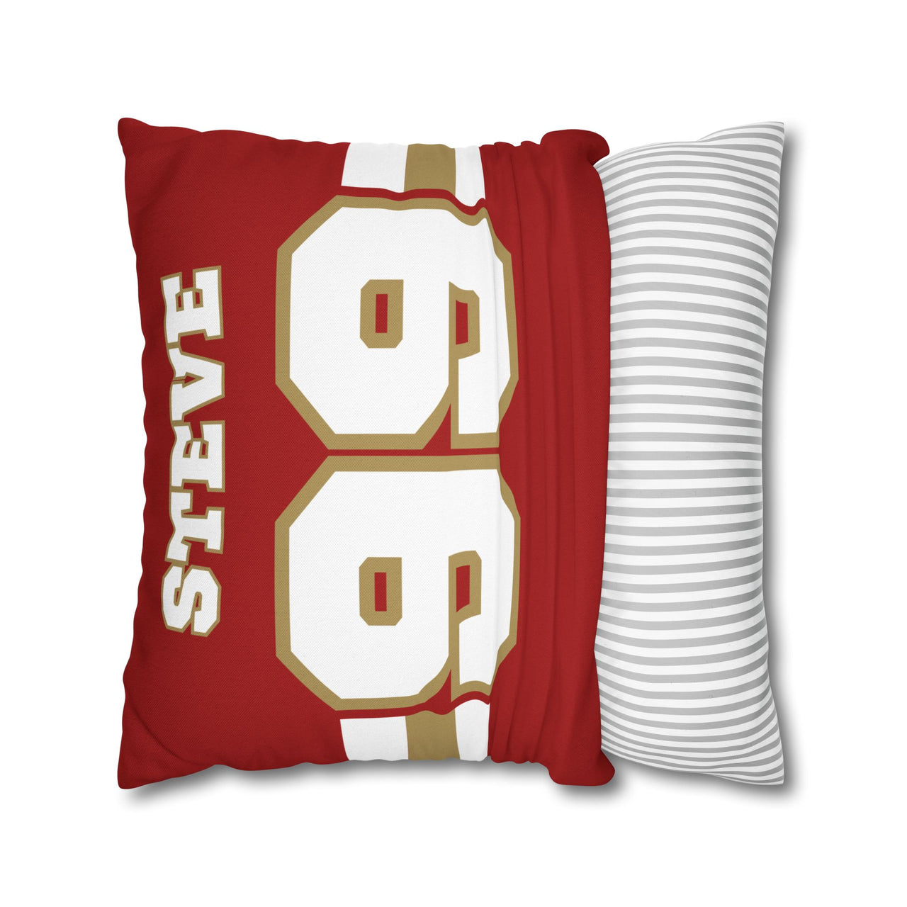 San Francisco Custom Square Pillowcase, Football Themed Throw Pillow Covers, Sizes 16x16 | 18x18 | 20x20, Custom Name & Number