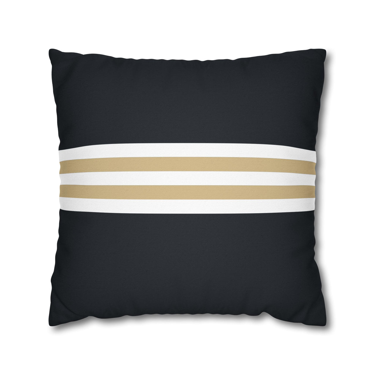 New Orleans Custom Square Pillowcase, Football Themed Throw Pillow Covers, Sizes 16x16 | 18x18 | 20x20, Customize Name & Number