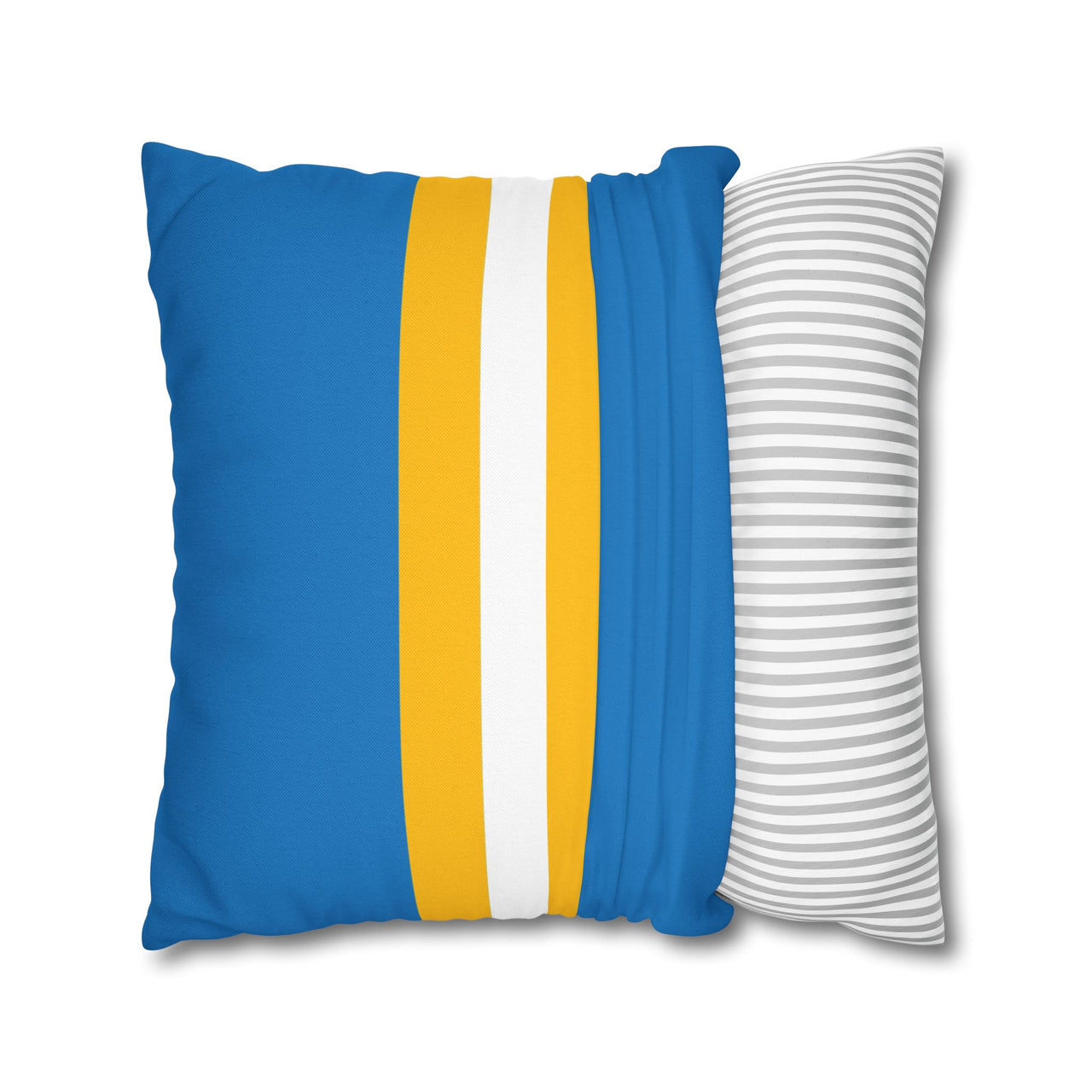 Los Angeles Custom Square Pillowcase, Football Themed Throw Pillow Covers, Sizes 16x16 | 18x18 | 20x20, Custom Name & Number